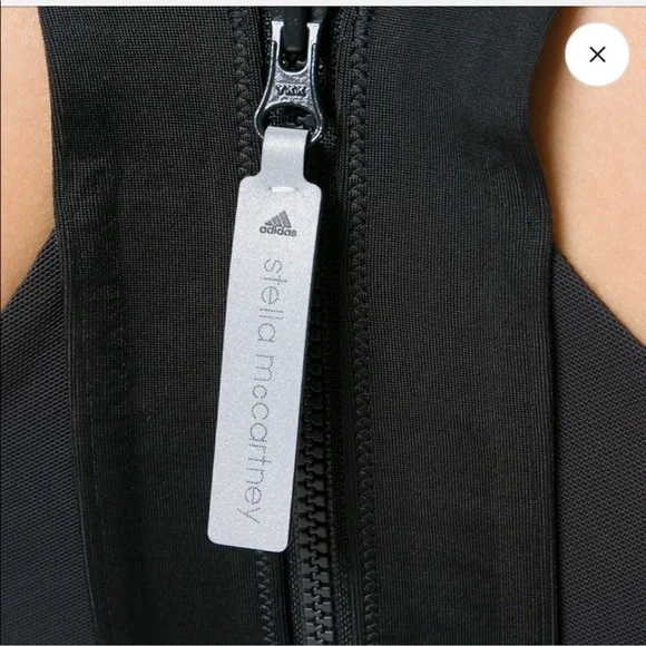 Adidas Stella McCartney Black Cutout Sports Bra size large - Picture 4 of 7